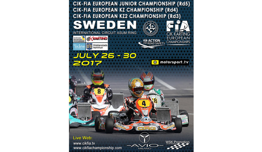 CIK-FIA European Championship OKJ rd.5 – Kristianstad (S), 30/07/17